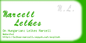 marcell lelkes business card